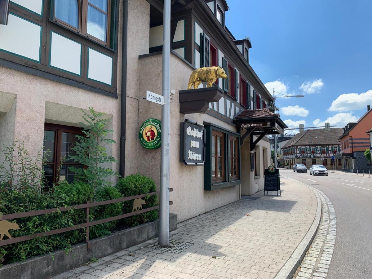 Gasthof Zum Baeren Asperg Exteriör bild