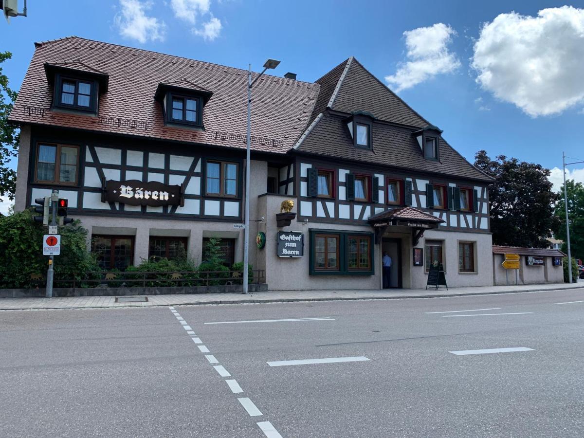 Gasthof Zum Baeren Asperg Exteriör bild
